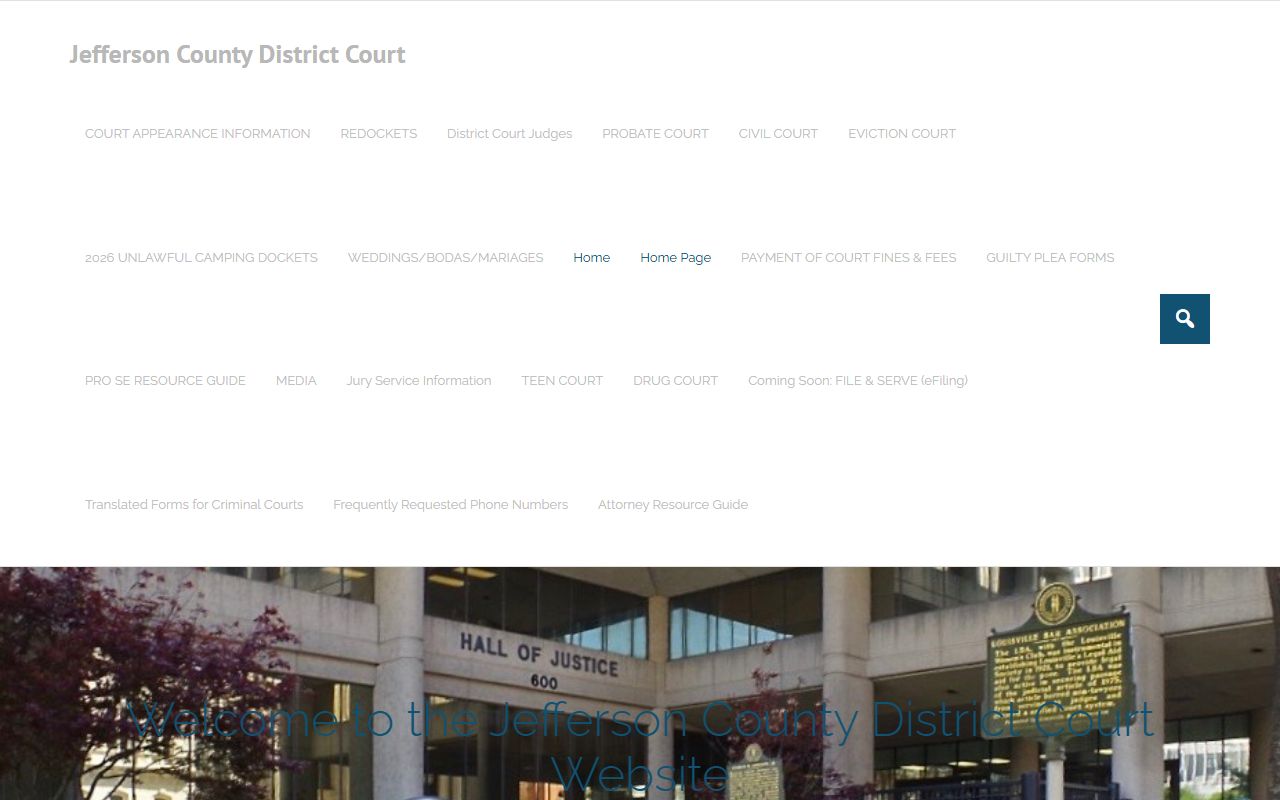 Louisville District Court for traffic cases