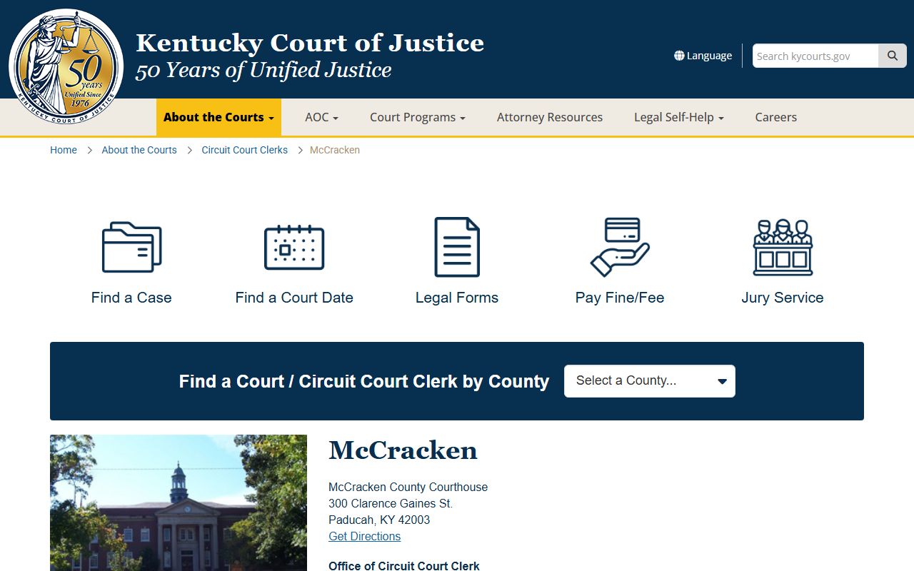 Paducah traffic court information